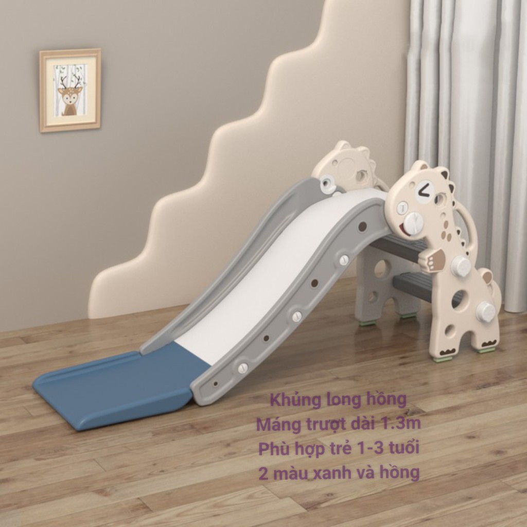 Cầu Trượt Cho Bé có bóng rổ