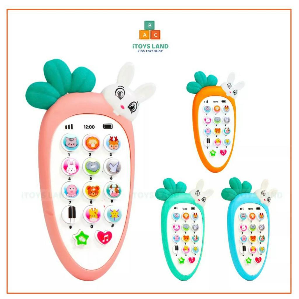 Đồ Chơi Điện Thoại Thông Minh Hình Con Thỏ Carot.