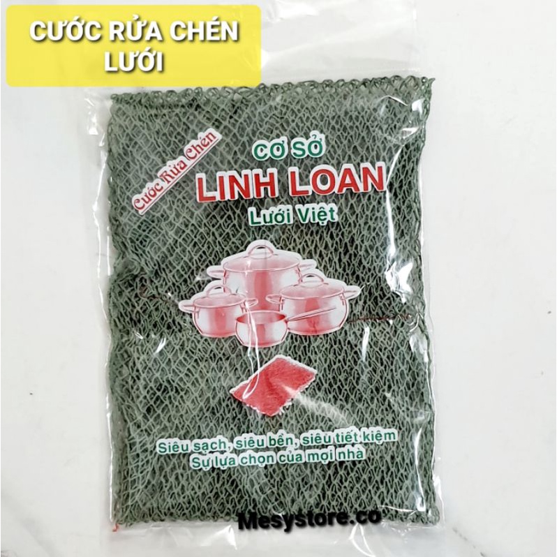 Cước Lưới Rửa Chén Bát Bằng Vải Handmade