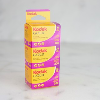 Pack 3 cuộn film kodak gold 200 36 tấm