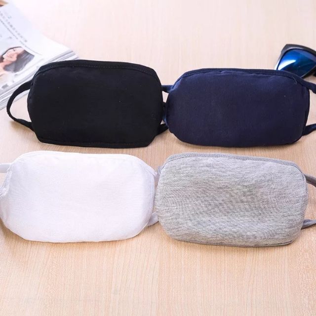 Khẩu trang vải cotton 3 màu: đen, trắng, xám | BigBuy360 - bigbuy360.vn