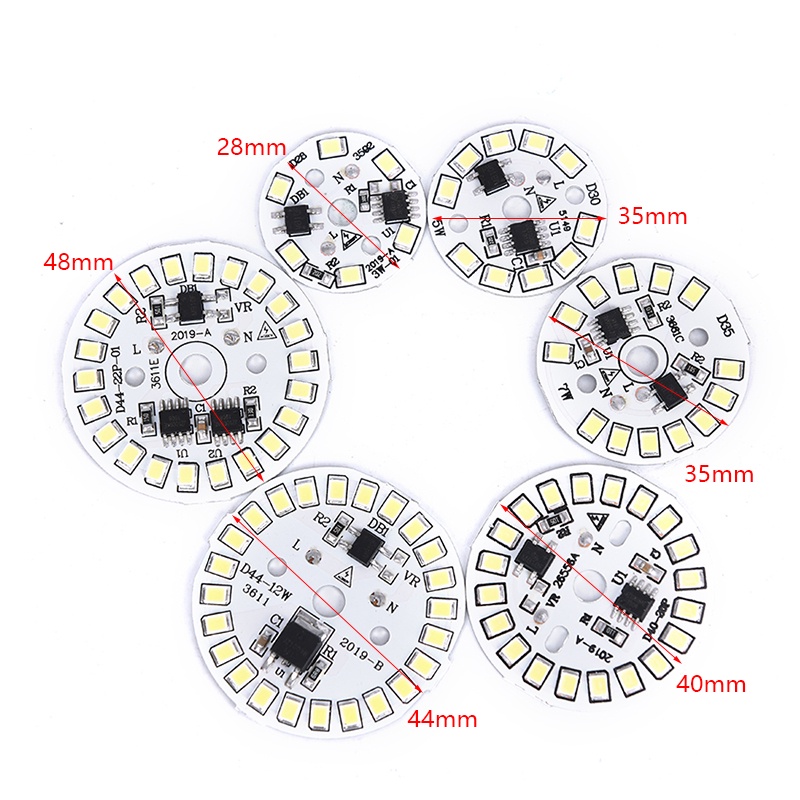 Bảng Mạch Đèn LED SMD Hình Tròn Chuyên Dụng