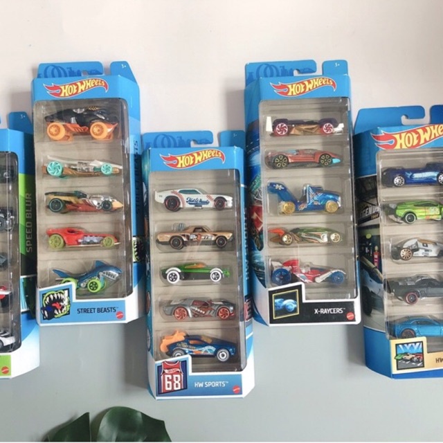 Bộ 5 -9 xe Hotwheels US