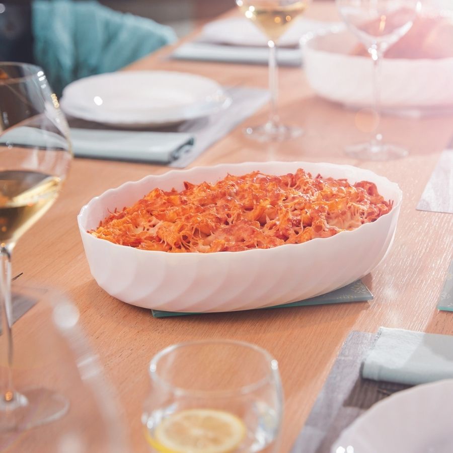 Khay Nướng Thuỷ Tinh Luminarc Smart Cuisine Trianon Oval 36x29cm - LUKHP4637