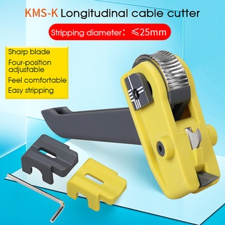 Máy rạch áo khoác cáp quang Máy rạch cáp quang KMS-K Dao tuốt cáp quang Máy tuốt dây