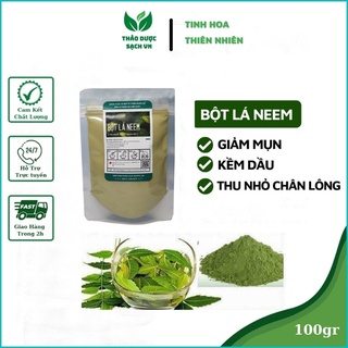 Bột lá neem ấn độ hàng chuẩn đẹp thảo dược sạchvn