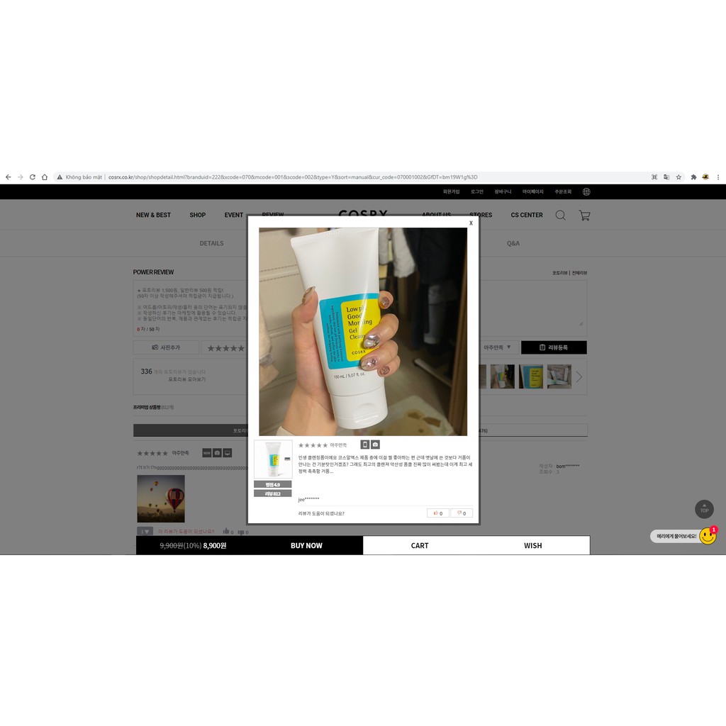 [TUÝP XANH] Sữa Rửa Mặt Dạng Gel Chiết Xuất Từ Dầu Cây Trà Cosrx Low PH Good Morning Gel Cleanser 150 ml | BigBuy360 - bigbuy360.vn