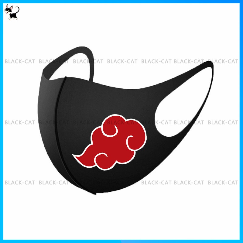 Khẩu Trang Vải Thoáng Khí Chống Bụi In Họa Tiết Hoạt Hình Naruto M-a-sk