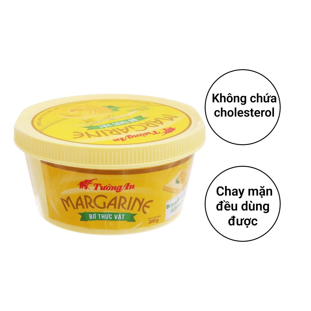 Bơ lạt thực vật Tường An hũ 80g