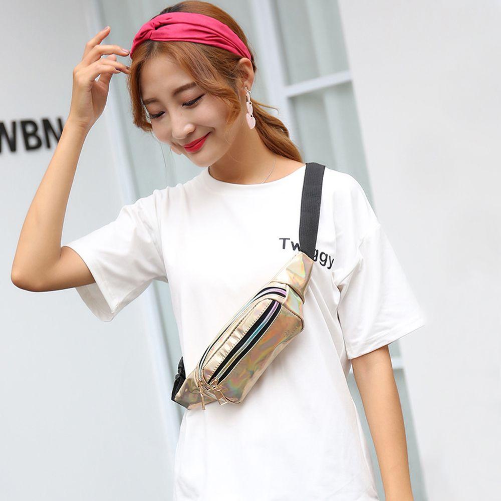 LET Túi Đeo Hông Da PU Màu Neon Chất Lượng Cao Dùng Làm Quà Tặng Cho Bạn Gái