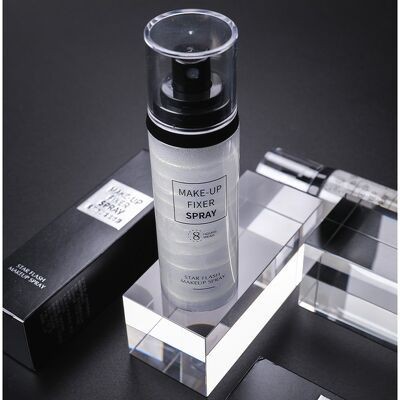Xịt Nhũ Khóa Nền Khóa Lớp Trang Điểm Star Flash Make Up Spray 8 Hours Wear Cấp Âm Tức Thì Cho Làn Da