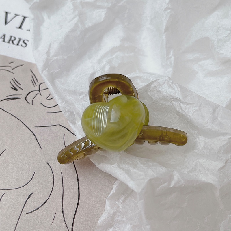 Kẹp Tóc Hình Trái Tim Đơn Giản Cho Nữ