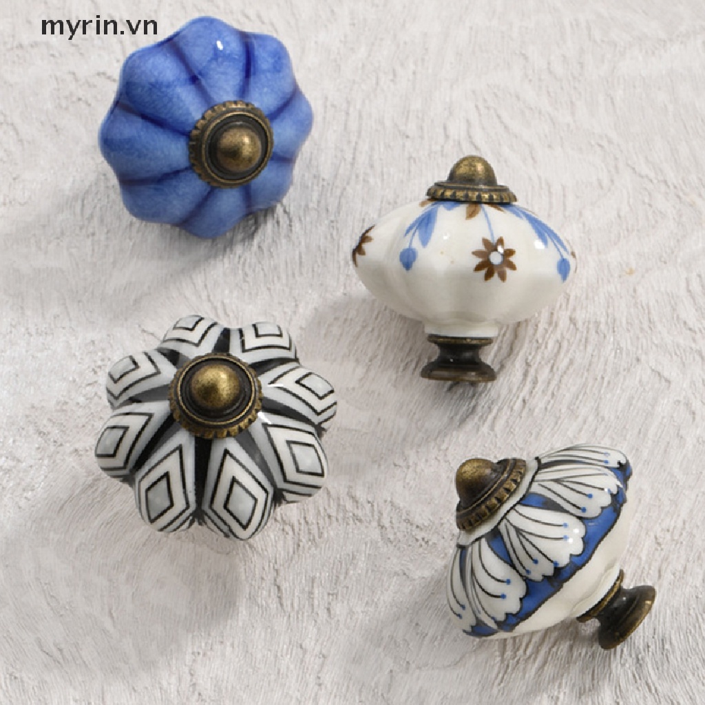 Tay Nắm Cửa Gốm Cổ Điển Cho Ngăn Kéo / Tủ Quần Áo / Tủ Quần Áo