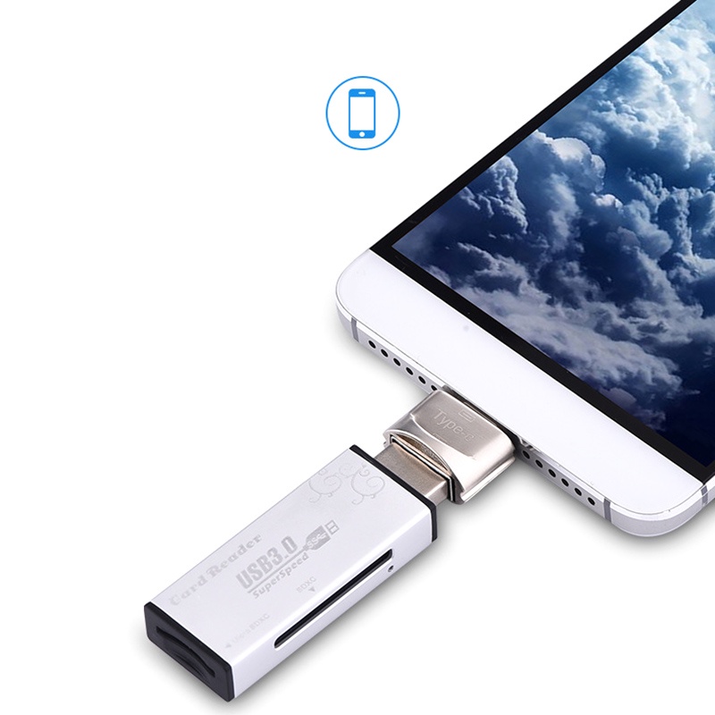 XBVN Baseus USB To Type C OTG Adapter USB-C Male To Micro USB Type-c Female Converter