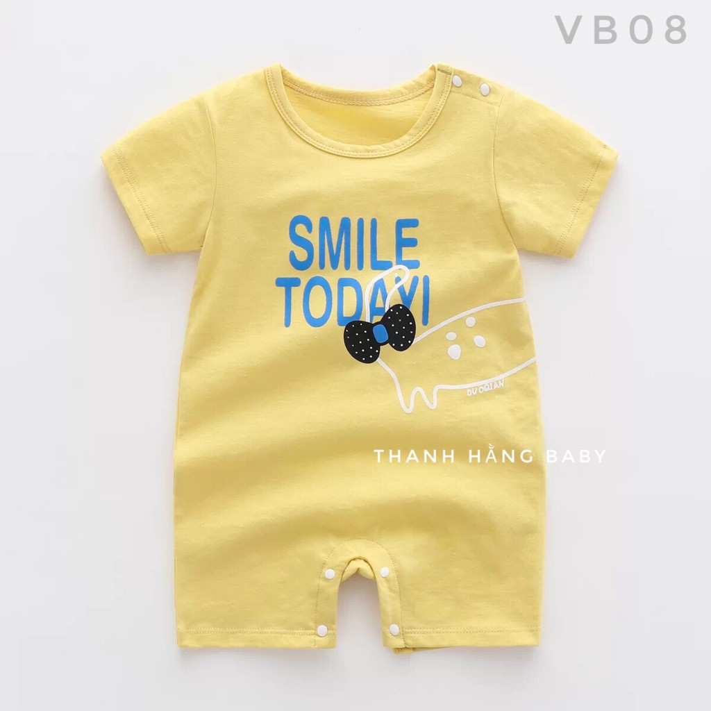 Bộ Body Cho Bé, Body Đùi Bé Trai Bé Gái Cotton Mùa Hè Thanh Hằng Baby 5 Đến 13 Kg