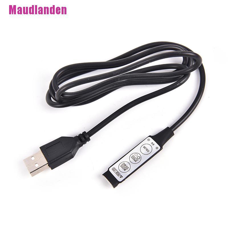 Bộ Điều Khiển Đèn Led Dc 5v Usb Rgb 3 Nút 4pin