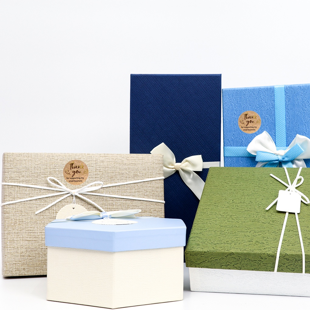 Sticker Roll Kraft Paper Seal Sticker DIY Packaging Label Tape Hand Craft Decoration Supplies burang