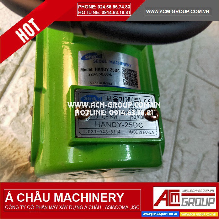 MÁY CẮT SẮT THỦY LỰC HÀN QUỐC HANDY- 25DC