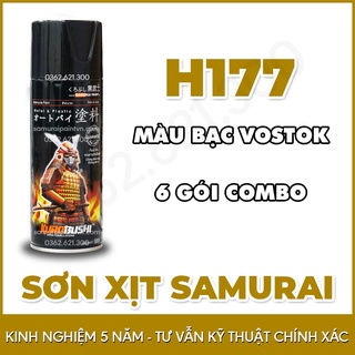 Combo Sơn Samurai Màu Bạc Vostok H177