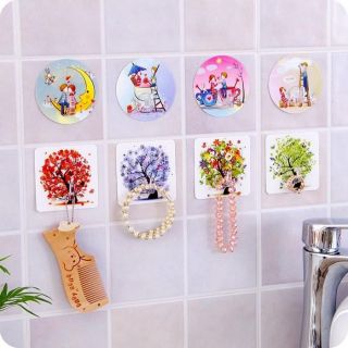 Combo 5 móc dán tường siêu dính hình 3D cực đẹp