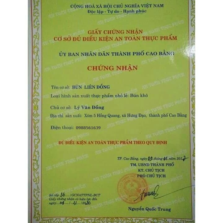 Bún gạo lứt/ Bún khô Liên Đồng thực dưỡng Eat Clean 500g