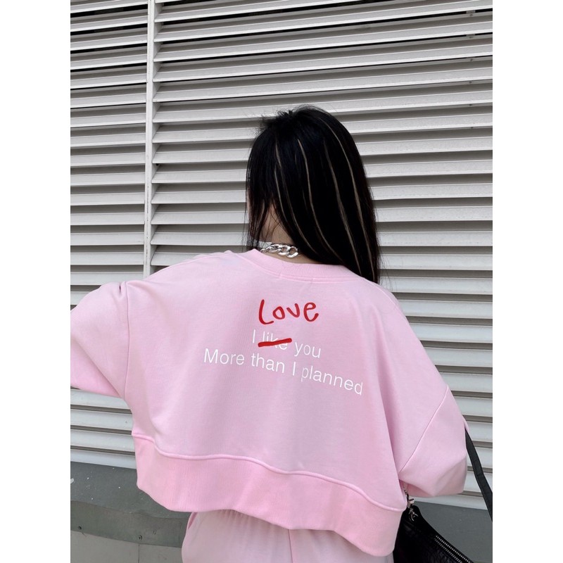 ÁO CARDIGAN CROPTOP LOVE | BigBuy360 - bigbuy360.vn