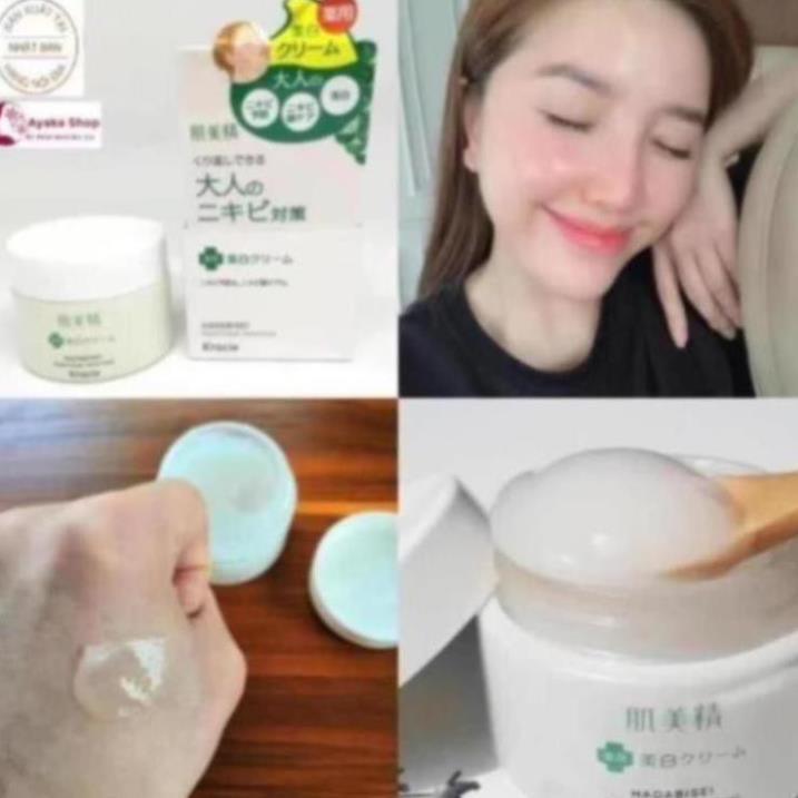 hauphuchhhhh Kem Dưỡng Ngăn Ngừa Mụn và Dưỡng Trắng Kracie Hadabisei Acne -Mỹ Phẩm Nhật Nôi Đia AyakaShop. Ma20s