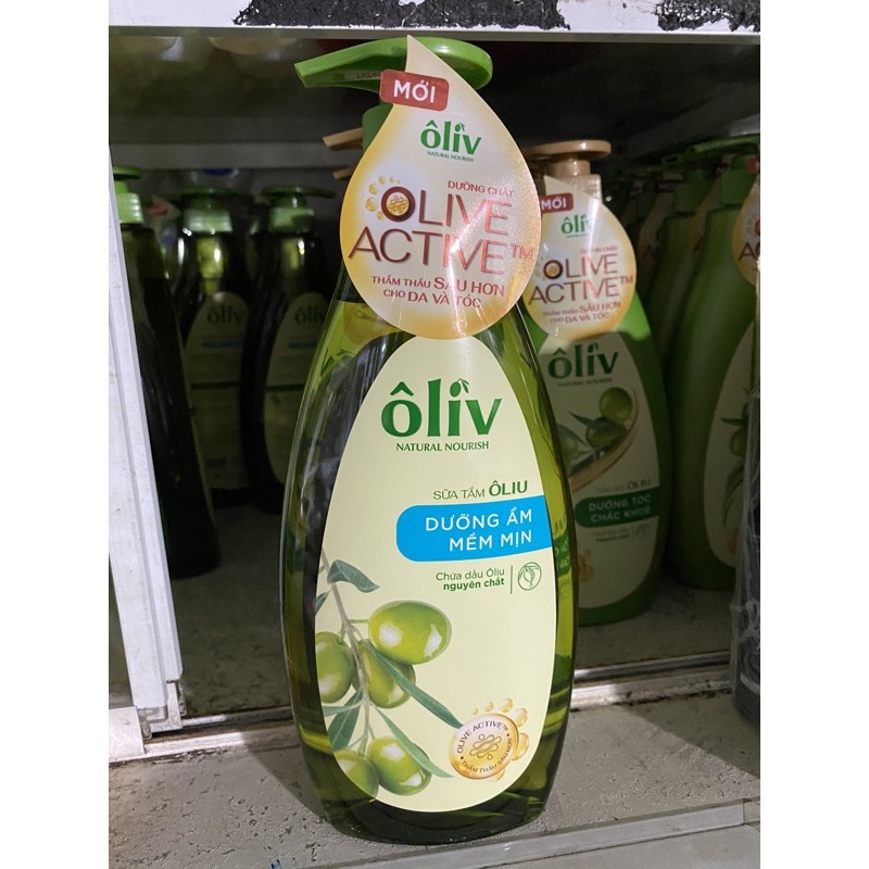 Sữa tắm Ôliv dưỡng ẩm trắng mịn 650ml