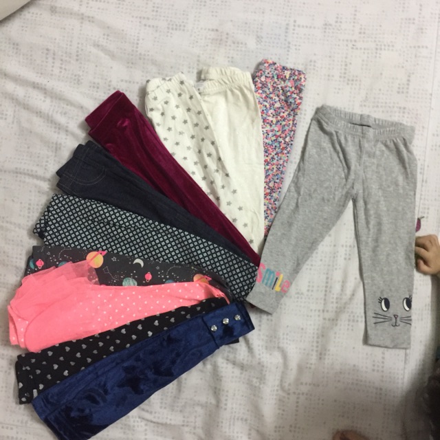 Combo 3 quần legging cho bé xuất khẩu