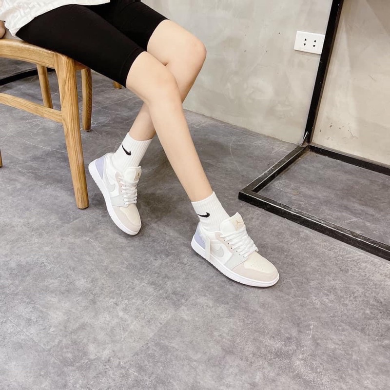 Giày 𝐉𝐨𝐫𝐝𝐚𝐧 1 xám nam nữ cổ thấp, Giày 𝐉𝐨𝐫𝐝𝐚𝐧 𝐏𝐚𝐫𝐢𝐬 xám xanh, Giày sneaker JD1 màu đẹp dễ phồi đồ | BigBuy360 - bigbuy360.vn