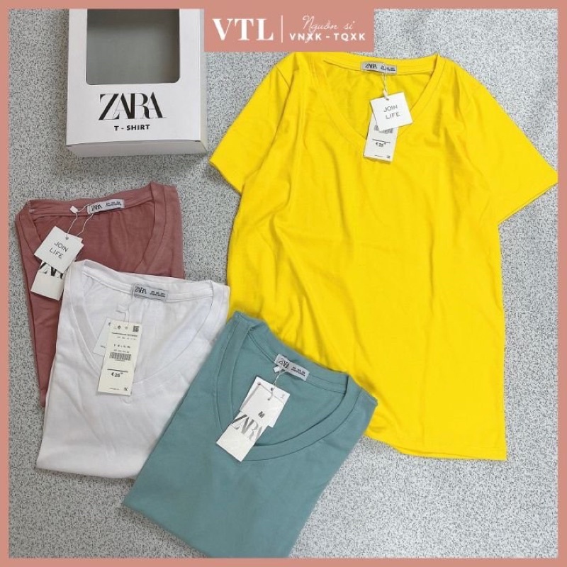 SET 4 ÁO PHÔNG GIẤY ZR HỒNG VÀNG XANH TRẮNG FULLBOX