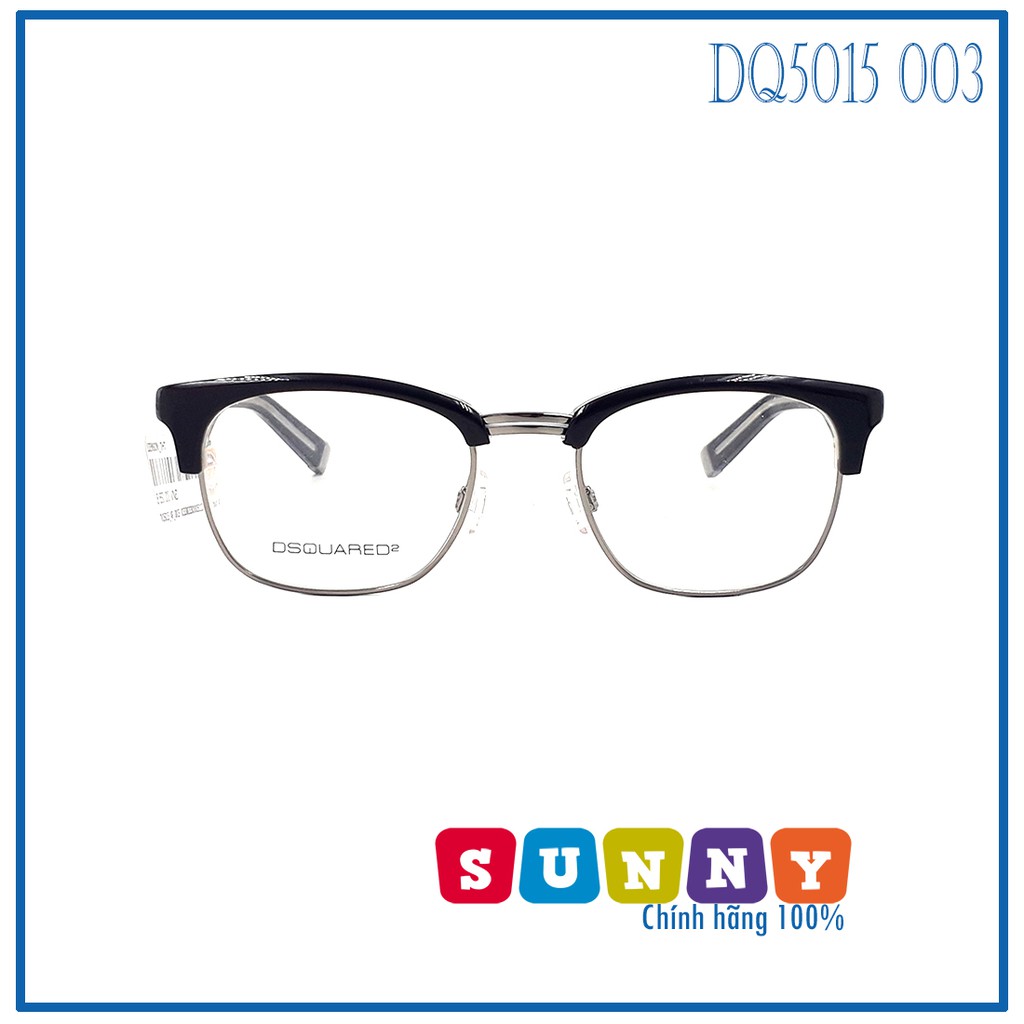 Gọng kính DSquared2 DQ5015 - bảo hành vĩnh viễn, sp chính hãng 100%, thiết kế dễ đeo bảo vệ mắt