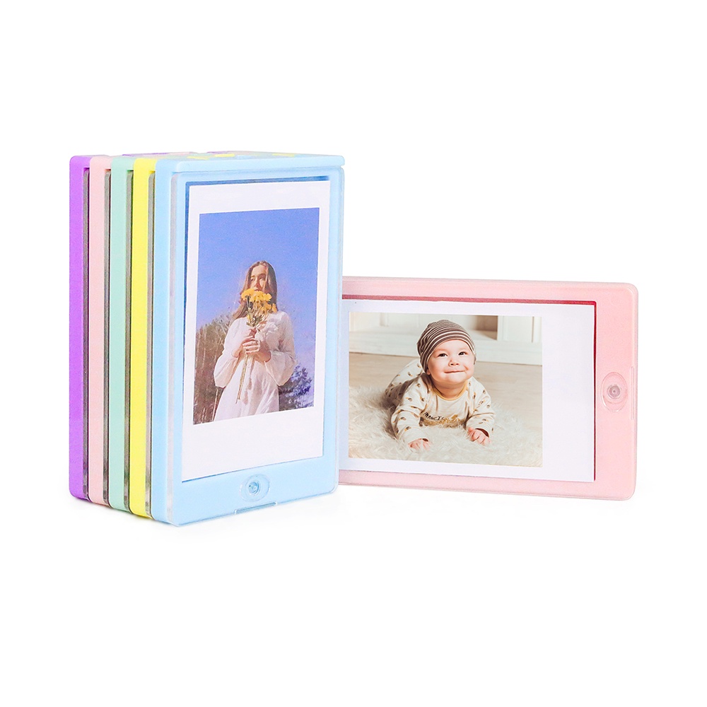 1 Khung Ảnh Nam Châm Màu Macaron Cho Máy Ảnh Fujifilm Instax Mini