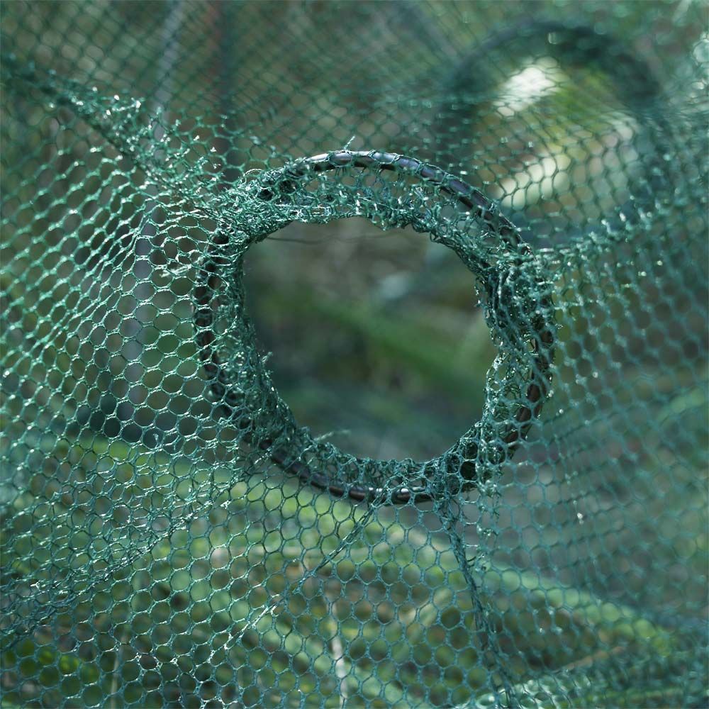 Lồng Lưới Bắt Tôm Cá/Tôm/Tôm Bằng Nylon Bền Có Khóa Kéo Có Thể Gập Gọn