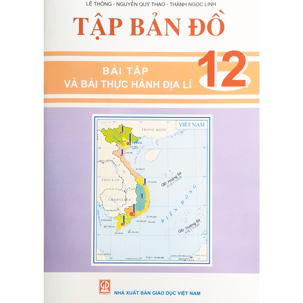 Sách - Tập bản đồ bài tập và thực hành Địa lí 12 B17
