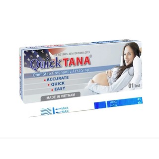 [Che tên sản phẩm] Que thử thai QUICK TANA, HỘP 1 QUE THỬ
