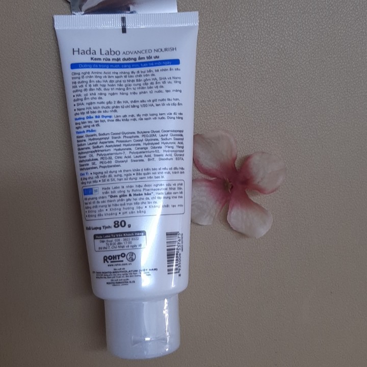 Sữa rửa mặt Hada Labo 80g 𝐀𝐃𝐕𝐀𝐍𝐂𝐄𝐃 𝐍𝐎𝐔𝐑𝐈𝐒𝐇 mẫu mới 2023