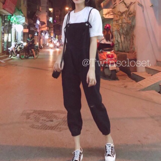 Sét quần yếm kèm áo