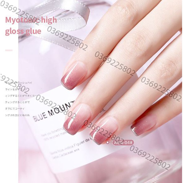 SET Sơn gel AS NHŨ THẠCH MỚI mã AGG 9 chai đỏ nhọn 15ml siêu HOT siêu xịn