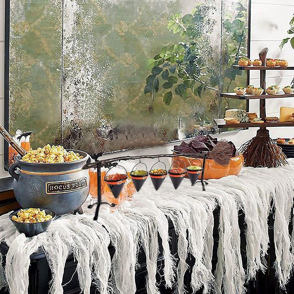 YIYU Tyrler1 Bát Đựng Thức Ăn Vặt Hình Nón Phù Thủy Vui Nhộn Đáng Yêu Có Thể Tháo Rời Trang Trí Nhà