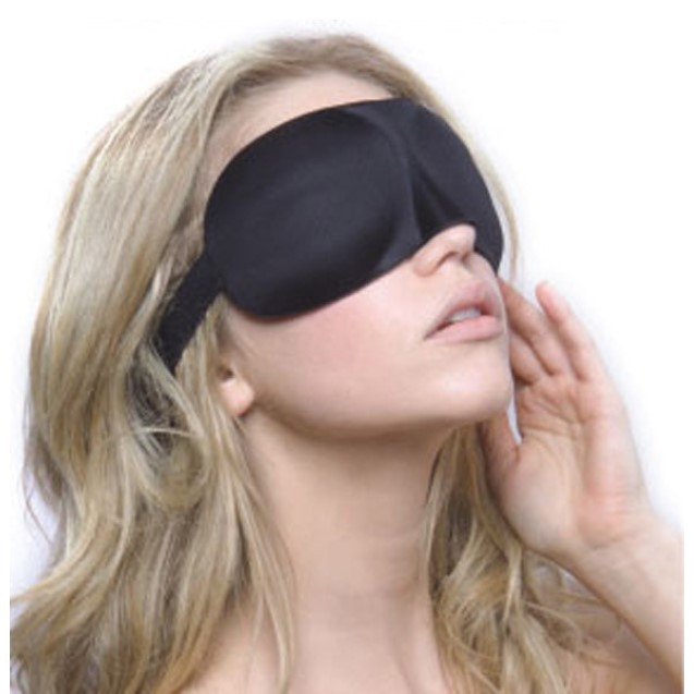 Tấm che mắt 3D giúp dễ ngủ (đen)