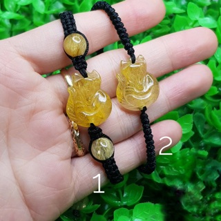 Vòng Hồ Ly tóc vàng tết dây dù