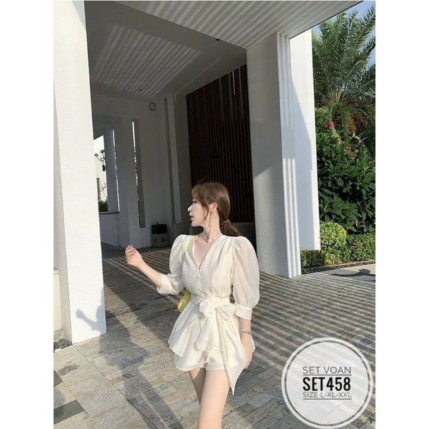 SET BIGSIZE ÁO VOAN KÈM QUẦN DỄ THƯƠNG