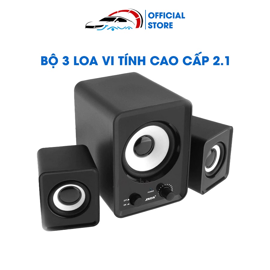 Bộ 3 Loa Vi Tính Cao Cấp 2.1 - Âm Bass Echo Hay - Âm thanh dàn đa chiều [BH 24 THÁNG]