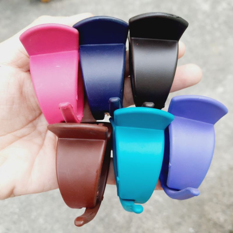 Kẹp tóc 2 răng nhám màu (như hình)