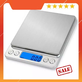 Cân tiểu ly điện tử platform 3kg - cân điện tử mini, cân inox i-2000 tiện lợi dễ sử dụng