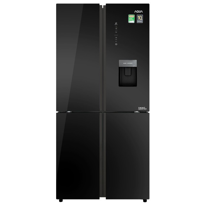 [Mã ELMS5TR giảm 5% đơn 5TR] IGW525EM GB - Tủ lạnh Aqua Inverter 456 lít AQR-IGW525EM GB