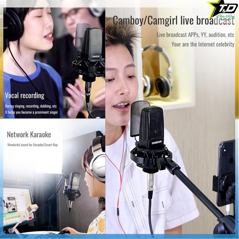 [Mã ELHACE giảm 4% đơn 300K] Mic Takstar TAK35 hay Mic thu âm hát livestream TAK35 cao cấp