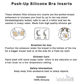 ☆➔❤1 Cặp Mềm Mại Trong Suốt Bikini Áo Ngực Chèn / Miếng Lót Tròn Silicon Tăng Cường / Đồ Bơi Đẩy Lên