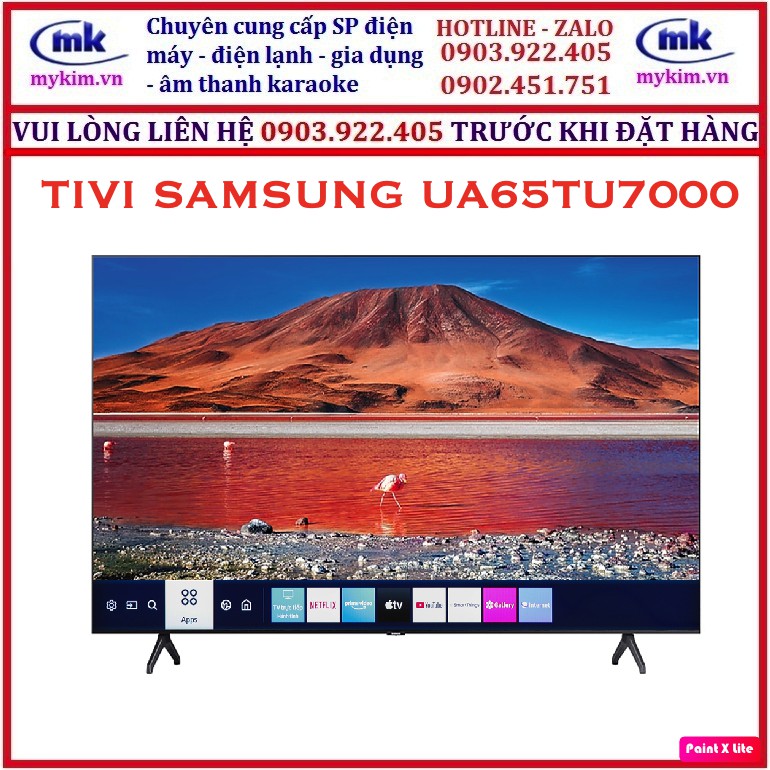 GIÁ BÁN SỐ LƯỢNG MUA TỪ 05 CÁI : TIVI 65 INCHES SAMSUNG ỤA65TU7000 HÀNG CHÍNH HÃNG MỚI 100% , BẢO HÀNH CHÍNH HÃNG | BigBuy360 - bigbuy360.vn